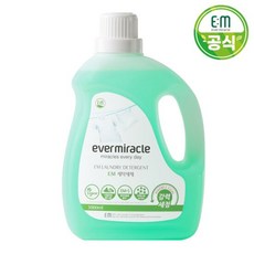 에버미라클 EM 세탁세제 3L/생활얼룩제거/식물유래세정성분, 제품선택:EM 세탁세제 3L, 3l