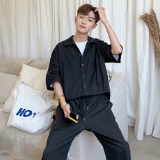남성점프슈트레드
