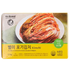 노브랜드 별미 포기 김치 3.5kg 냉장식품, 1개