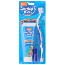  하츠 덴티스트 베스트 덴탈 키트 강아지용품 치약 + 막대형 칫솔 + 손가락 칫솔세트, 8세트 