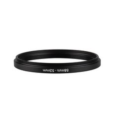 카메라 렌즈 필터 금속 어댑터 링 58mm-52mm 스텝 다운 링 세트