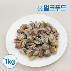 자숙 피바지락 1kg 파스타 칼국수 냉동 세척 바지락, 1개, 단품