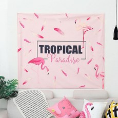 핑크플라밍고벽지