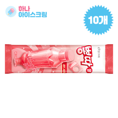 빙그레 뽕따 레드피치 10개 아이스크림, 130ml