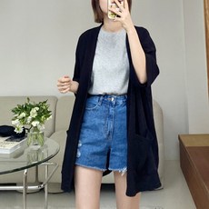 [빅사이즈 66-110] 로로텐 올댓루즈핏 오픈가디건 여자 여성 의류 여름 봄 간절기 베이직 심플 기본 루즈핏 롱가디건 데일리룩 레이어드
