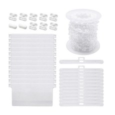 1 Set/35pcs 블라인드 세트 내구성 플라스틱 블라인드 액세서리 블라인드 교체 커튼 액세서리 커튼 침실 블라인드