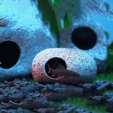 무핑 세라믹 아쿠아룸 물고기 은신처 산란 치어 놀이터 수족관 인테리어, 1개
