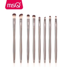 MSQ-8 개 아이 섀도우 메이크업 브러쉬 세트 블렌딩 눈썹 컨실러 메이크업 브러쉬 키트 다이아몬드 눈 화장, 01 ST08SDS(3), 1개