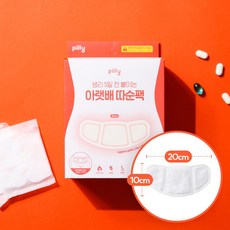 생리 5일 전 붙이는 아랫배 따순팩, 4개