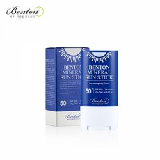 [벤튼] 무기자차 선스틱 SPF50+PA++++, 단품
