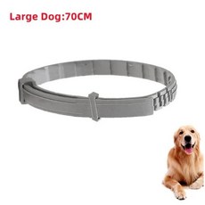 개폐식 가죽끈이 개와 고양이용 벼룩 퇴치 목줄 기생충 제어 애완동물, 2. Large Dog-70cm Opp, 1개