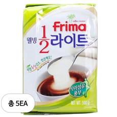 동서 프리마 웰빙 1/2 라이트, 5개, 500g, 1개입