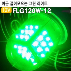 나이트워치 120W 녹색 집어등 FLG120W-12 선박용 그린 써치라이트
