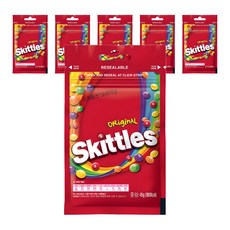 스키틀즈 오리지널 프룻츠향, 45g, 6개 45g, 6개