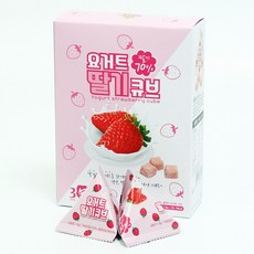 산마을 동결건조 과일 요거트 큐브, 요거트 딸기 큐브 1.8gx10개입, 10개, 1.8g
