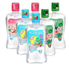 가그린 어린이용 380mlX6개딸기맛2+사과맛2+풍선껌맛2, 1set