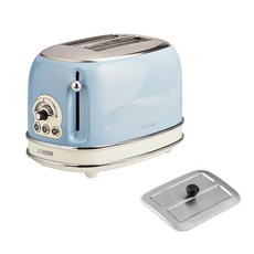 다기능 토스터 토스트기 샌드위치 메이커 DeLonghi Ariete Ariete 자동, 블루 더스트 커버
