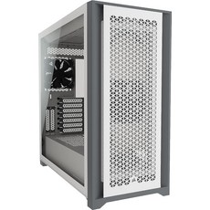 Corsair 5000D AIRFLOW 강화유리 미드타워 ATX PC 케이스 블랙, 화이트