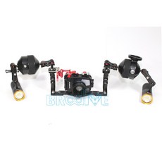 다이브 로이드 엘 플레이트 TG5 블랙카드5 스노클링 케이스 수중촬영 세트 보광등 wee, 05 듀얼 보광등+미거리+광각