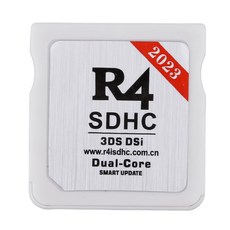R4 DS PRO/R4 골드 RTS 어댑터 버닝 카드 보안 디지털 메모리 게임 휴대용 플래시 NDS 3DS 액세서리, 2) White 2023, 1개