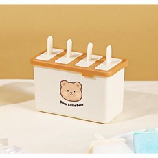집에서도 손쉽게 만드는 아이스크림 틀 3컬러 아이스바 막대 아이스크림, 그린, 1개