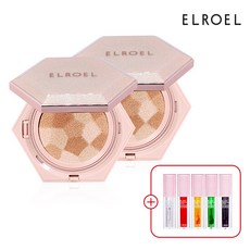 엘로엘 블렌딩 콤팩트 쿠션(기본) 1+1+립오일, 23호