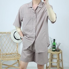 린넨셔츠반바지세트