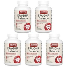 Jarrow Formulas 자로우 포뮬러스 EPA-DHA 밸런스 소프트젤, 120정, 5개