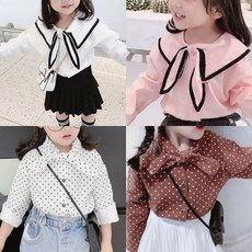 유아리본블라우스