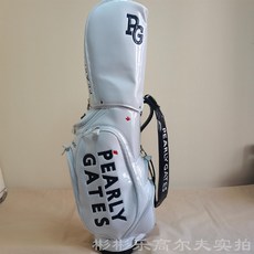 PEARLYGATES 골프 가방 캐디백 트롤리 크리스탈 남녀 공용, 무고한 흰색