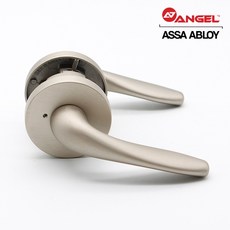 방문손잡이 엔젤 STL 118 GR 니켈 레버 방문고리 안방 화장실 중문 문손잡이, 1개