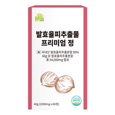 뉴트리나우 발효율피 추출물 90% 함량 프리미엄정 1000mg x 60정, 1개