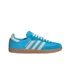 아디다스 정품 x 스포티 앤 리치 삼바 블루 러쉬 크림 화이트 Adidas x Sporty & Rich Samba Blue Rush Cream White