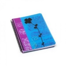 [천삼백케이] [로디아] [클레르퐁텐]Fashion Style notebook격자 블루퍼플(M), 단품