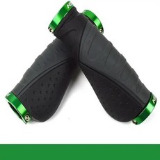 알루미늄 합금 자전거 핸들 바 그립 라이딩 바이스 장비 산악 바 액세서리, 15 Gray-Green, 1개