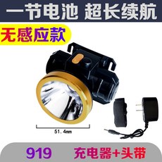 낚시 집어등 The head-mounted LED headlamp glare bright outdoor night fishing long-range inductive charging small fl-625824371989, one color / 18000W 백색광 006 배터리 수명 500 시간