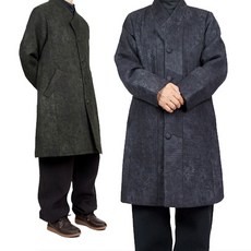 단아한의 남성 남자 겨울 생활한복 개량한복 도윤 두루마기 누빔 승복 절옷 생활한복(개량한복)
