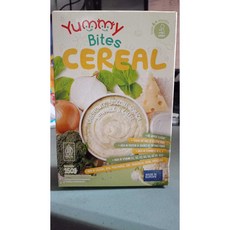 Yummy Bites 시리얼 콜리플라워 브로콜리 시금치 밀크 & 치즈 150g (2개), 2개