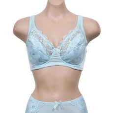 피오나 BR207B 우아한 자수 레이스 빅사이즈 노와이어 B컵 브라RUL+745