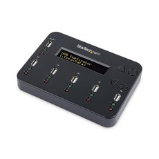 StarTech.com 독립형 1:5 USB 플래시 드라이브 복제기 및 삭제기 - 플래시 드라이브(USB 3.0/2.0/1.1) 복사기 - 2가지 복제 모드(USBDUP15), StarTech.com 독립형 1:5 USB 플래시 드, 1개