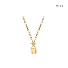 oui자물쇠목걸이