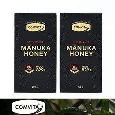 [콤비타][새로운 디자인] 마누카꿀 UMF20+ 250g 2병, 1세트