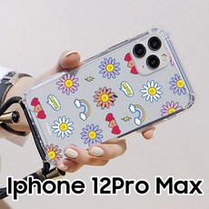 [슬기로운소비생활]플라워페이스/아이폰12Pro/Max/폰스트랩/젤하드케이스vafka761+동행세일+