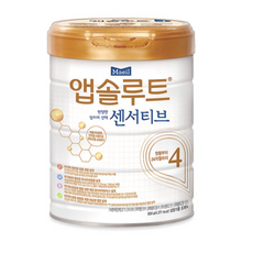 앱솔루트 센서티브 분유 4단계, 900g, 4개