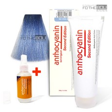 안토시아닌 헤어매니큐어 230g+픽싱아쿠아50ml SET 믹스컬러증정, 1개, 230g B05 스틸블루