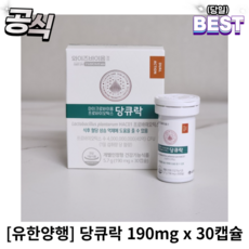  유한양행 와이즈바이옴 당큐락 혈당유산균, 3개, 30캡슐 