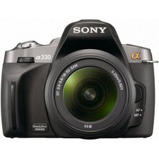 Sony Alpha A380L 14.2MP 디지털 SLR 카메라 Super Steady Shot INSIDE 이미지 안정화 및 18 55mm 렌즈, 10.2 MP - 소니알파55