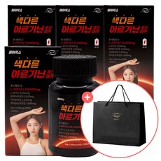 메아룩스 아르기닌 류신 블랙마카 24000mg 아르지닌 야관문 흑마늘 단백질 아미노산 + 전용 쇼핑백, 60정, 4개