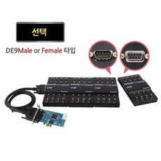 시스템베이스 Multi-32 LPCIe RS232(카드1개+패널4개 세트)슬림PC겸용, Female타입 세트