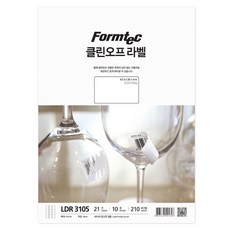 [쇼핑은 동네마트]폼텍 클린오프라벨21칸 LDR-3105 10매_레이저_잉크젯겸용, 본상품
